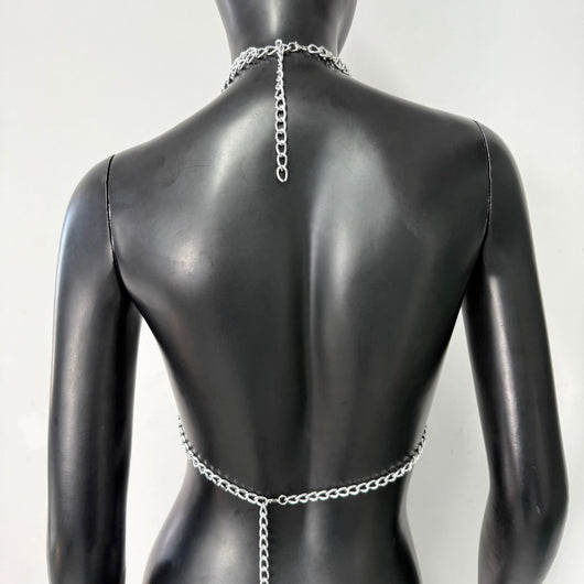 Top Tubo Decorativo con Cadena y Lentejuelas - Image 10