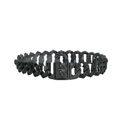 Collar Cadena de Acero Inoxidable con Calavera para Perro - Image 9