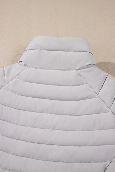 Chaqueta Acolchada de Algodón para Mujer con Cuello Tipo Mao - Image 30