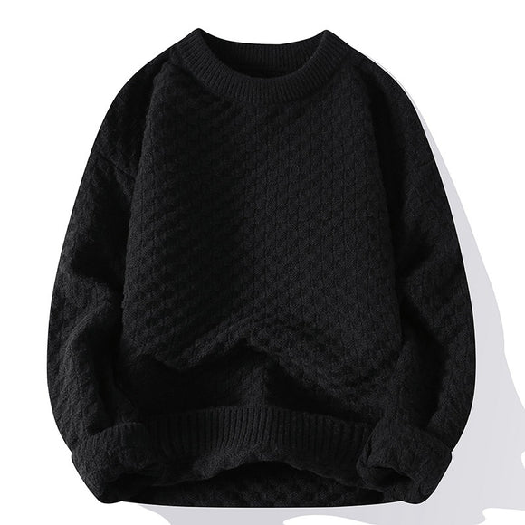 Suéter Cuello Redondo para Hombre - Otoño e Invierno