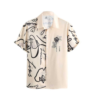 Camisa Hawaiana Floral para Hombre - Estilo Playa Casual - Image 13
