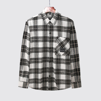 Camisa Cuadros Algodón Transpirable Ajuste Slim para Hombre - Image 3