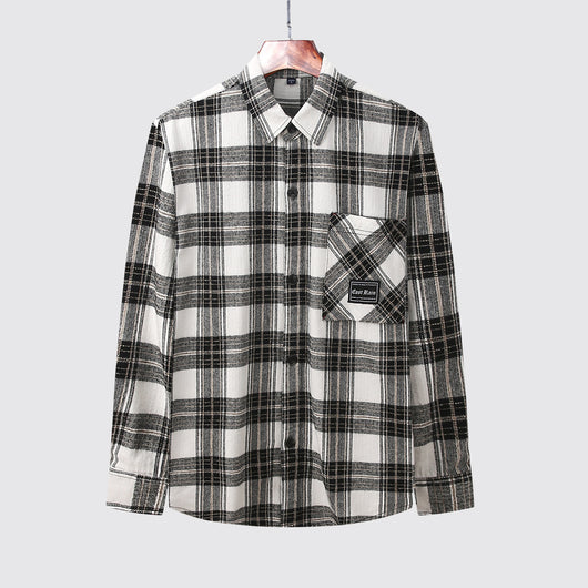 Camisa Cuadros Algodón Transpirable Ajuste Slim para Hombre - Image 3