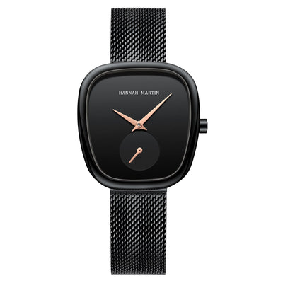 Reloj Cuarzo Acero Inoxidable Milano Malla Mujer Diseño Tonneau - Image 8