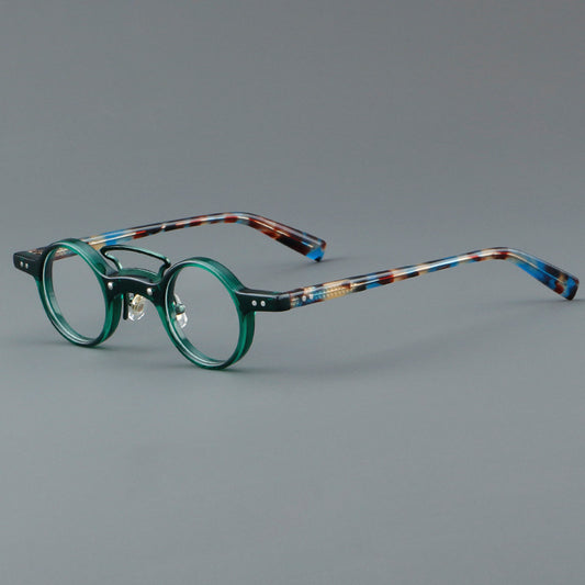 Gafas Retro Marco Redondo Pequeño Estilo Japonés