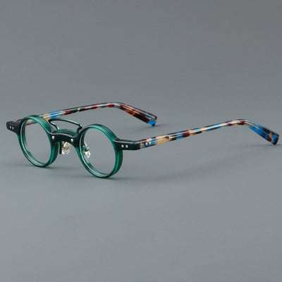 Gafas Retro Marco Redondo Pequeño Estilo Japonés