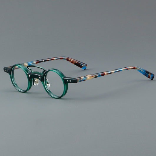 Gafas Retro Marco Redondo Pequeño Estilo Japonés