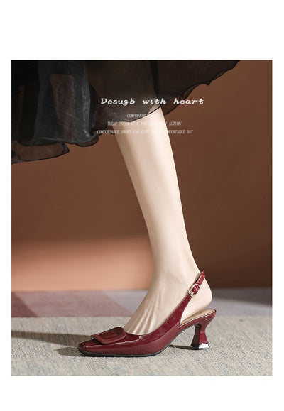 Tacones Altos Cerrados con Hebilla - Stiletto Elegante para Mujer - Image 20