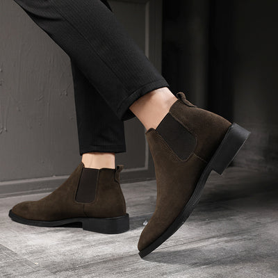 Botas de Cuero Puntiagudas Altas para Hombre - Image 22