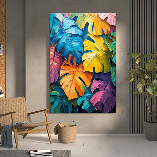 Cuadro Decorativo Pintura al Óleo Artesanal - Tortuga Dopamina con Bambú Verde - Image 7