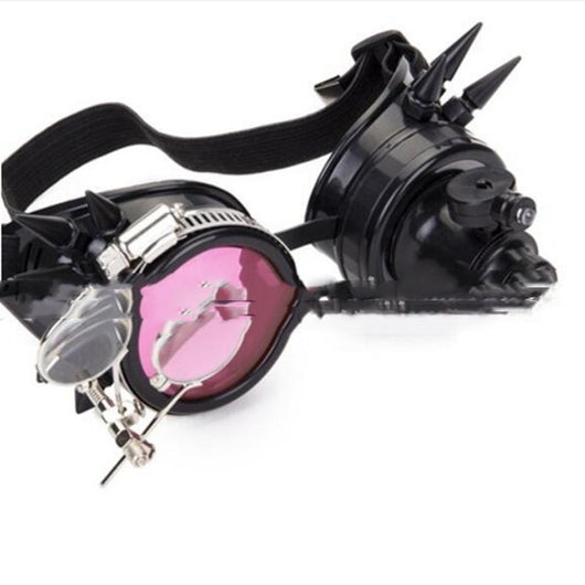 Gafas Steampunk Halloween con Luces LED - Image 3