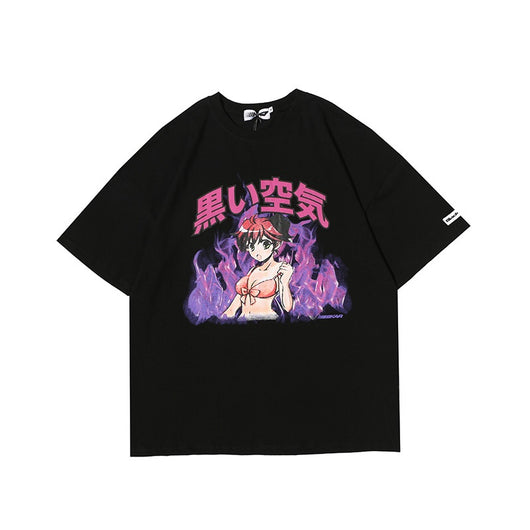 Playera con Estampado de Llamas - Image 5