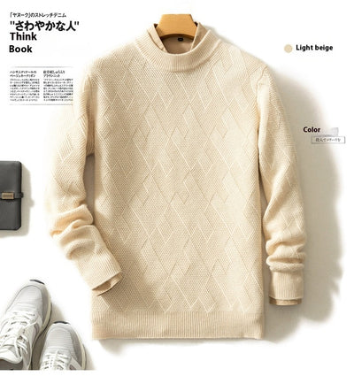 Suéter de Cuello Redondo en Cashmere Premium para Hombre - Image 22