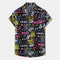 Camisa Hawaiana Floral de Manga Corta para Hombre - Estilo Casual Vacacional