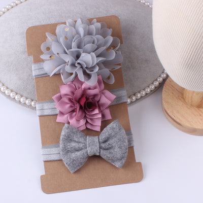 Set de 3 Bandas Elásticas Floral para Bebé - Image 5