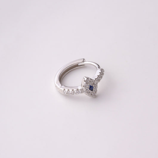 Aretes de Plata 925 con Circonitas Incrustadas - Diseño Ojo - Image 9