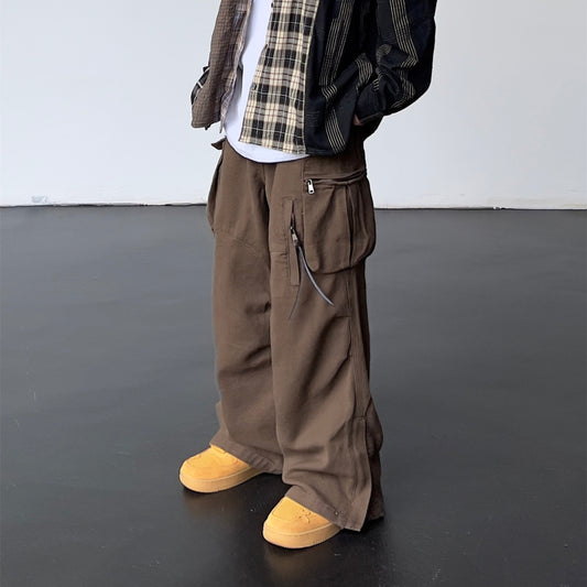 Pantalón Vintage Cintura Alta Ancho y Suelto
