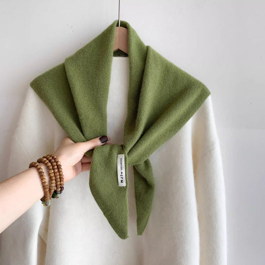 Poncho Triangular de Lana Pura para Otoño e Invierno - Image 36