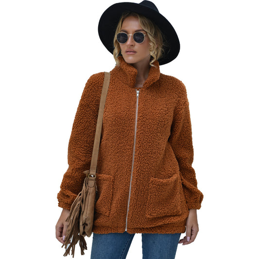 Suéter Cálido con Cierre para Mujer - Abrigo de Otoño e Invierno - Image 2