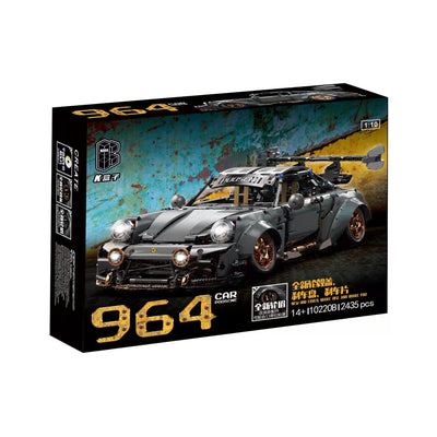 Auto Deportivo Gris Cemento - Juego de Bloques de Construcción Armables - Image 10