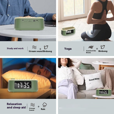 Reloj Despertador Multifuncional con Altavoz Bluetooth, Ruido Blanco y Luz Nocturna - Image 18