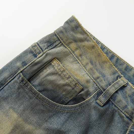 Pantalones Vaqueros Desgastados con Lavado Vintage - Image 15