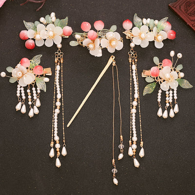 Diadema Corona con Borlas Estilo Antiguo para el Cabello - Image 4