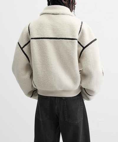 Chaqueta Polar Casual con Solapa para Hombre - Image 12