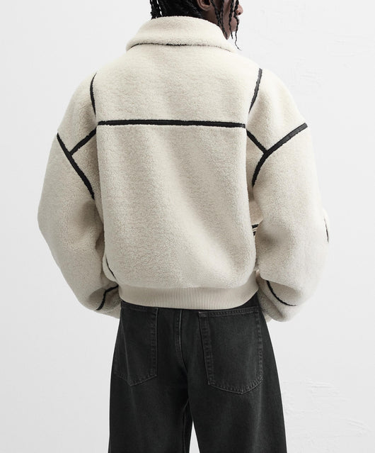 Chaqueta Polar Casual con Solapa para Hombre - Image 12