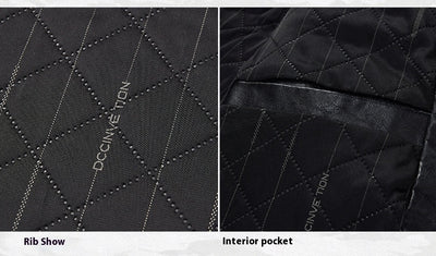 Chaqueta de Cuero PU Moderna con Bolsillos para Hombre - Image 21