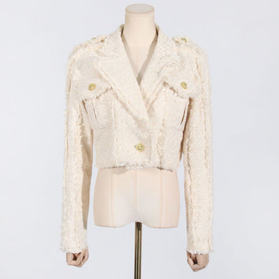 Conjunto de Falda y Chaqueta Corta con Flecos - Image 9