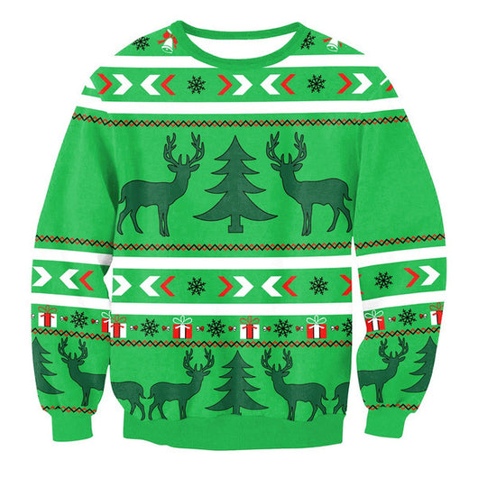 Sudadera Navideña 3D para Hombre con Estampado Poliéster - Image 9