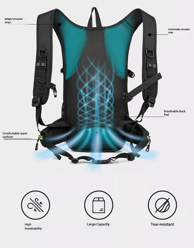 Mochila de Hidratación Ligera, Transpirable con Detalles Reflectantes - Image 14