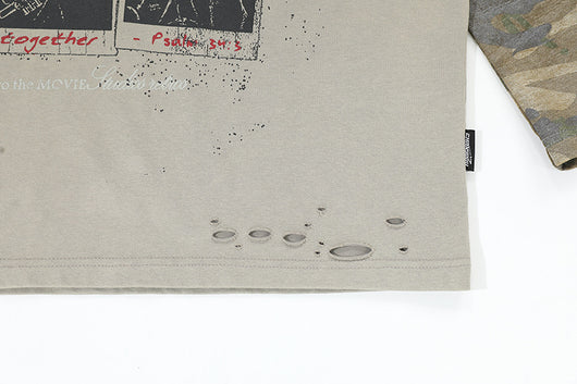 Playera Larga Camuflaje Retro con Efecto Dos Piezas - Image 11