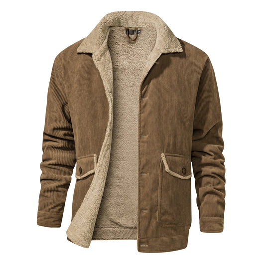 Chaqueta de Cachemira Gruesa para Hombre - Corte Holgado y Casual - Image 3
