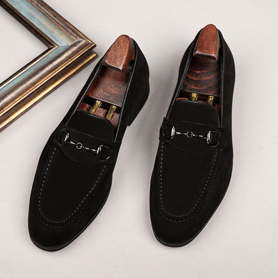 Zapatos Formales de Cuero para Hombre, Punta Afilada Efecto Hielo - Image 7