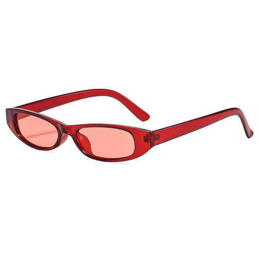 Yellow retro small frame sunglasses with translucent frames and matching yellow lenses on a white background. - Image 7