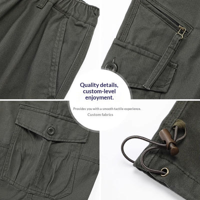 Pantalones Casuales Relajados de Cintura Alta con Aislamiento Térmico para Hombre - Image 5