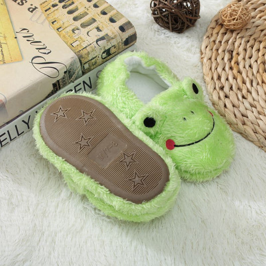 Pantuflas de Peluche Rana Animada para Interiores - Image 7