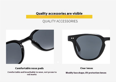 Brown square-frame sunglasses with brown lenses, suitable for sun protection and fashion wear. - Image 21