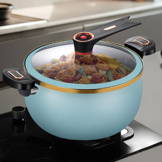 Olla Esmaltada de Baja Presión para Guisos y Sopas