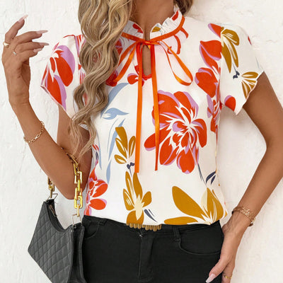 Blusa Tie-Dye con Cuello Redondo para Mujer - Image 5