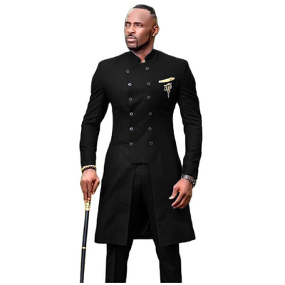 Traje Casual de Dos Piezas Cruzado para Hombre - Image 9