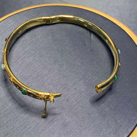 Pulsera de Piedra Estilo Romano Colores Naturales para Mujer - Image 3
