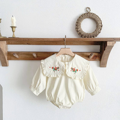 Vestido para Bebé Niña con Solapa y Flores Rotas - Image 9