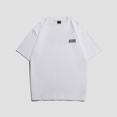 Playera de Algodón con Estampado de Letras - Comodidad de Verano para Hombre - Image 5