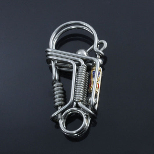 Llavero de Metal Brass para Auto - Colgante Unisex Elegante - Image 19