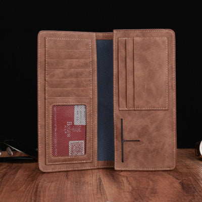 Billetera de Cuero Genuino para Hombre con Compartimento para Monedas - Image 8