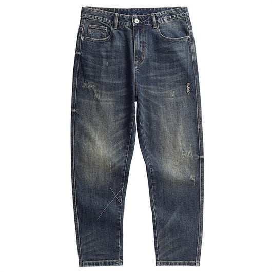 Jeans Retro Holgados de Talle Alto para Hombre Talla Grande - Image 10