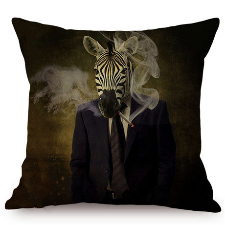 Funda de Almohada para Auto Serie Lobo Animal 3D Explosiva - Image 37